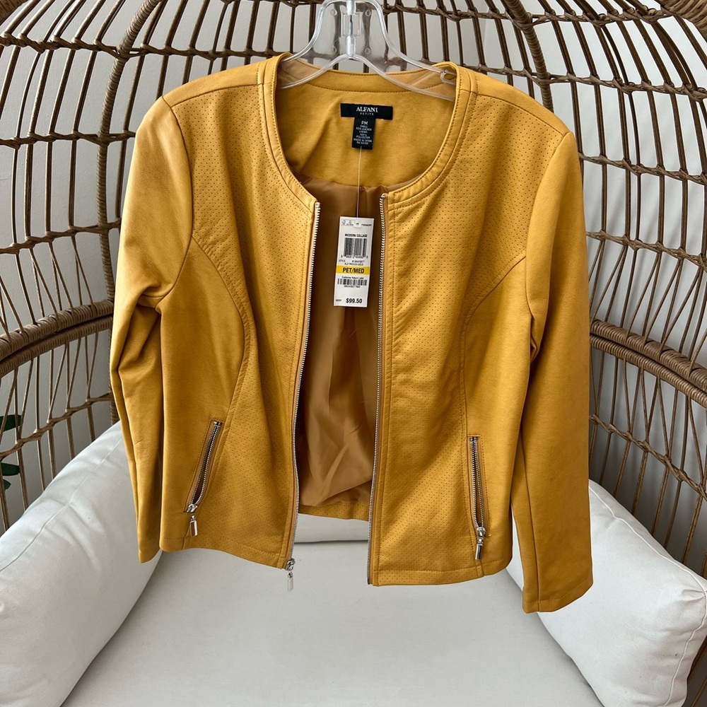 Alfani leather jacket
